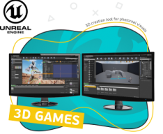 Unreal Engine 4. Игровой движок - КИБЕРшкола программирования для детей, компьютерные курсы для школьников, начинающих и подростков - KIBERone г. Белебей