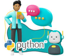 Умный чат-бот на Python - КИБЕРшкола программирования для детей, компьютерные курсы для школьников, начинающих и подростков - KIBERone г. Белебей
