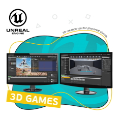 Unreal Engine 4. Игровой движок - КИБЕРшкола программирования для детей, компьютерные курсы для школьников, начинающих и подростков - KIBERone г. Белебей