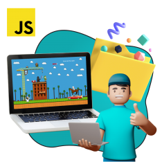 Программирование на JavaScript. Учимся создавать игры! - КИБЕРшкола программирования для детей, компьютерные курсы для школьников, начинающих и подростков - KIBERone г. Белебей