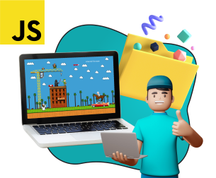 Программирование на JavaScript. Учимся создавать игры! - КИБЕРшкола программирования для детей, компьютерные курсы для школьников, начинающих и подростков - KIBERone г. Белебей