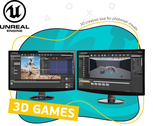 Unreal Engine 4. Игровой движок - КИБЕРшкола программирования для детей, компьютерные курсы для школьников, начинающих и подростков - KIBERone г. Белебей
