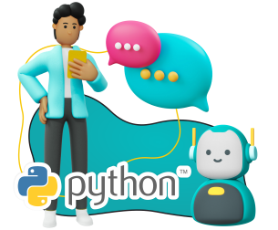 Умный чат-бот на Python - КИБЕРшкола программирования для детей, компьютерные курсы для школьников, начинающих и подростков - KIBERone г. Белебей